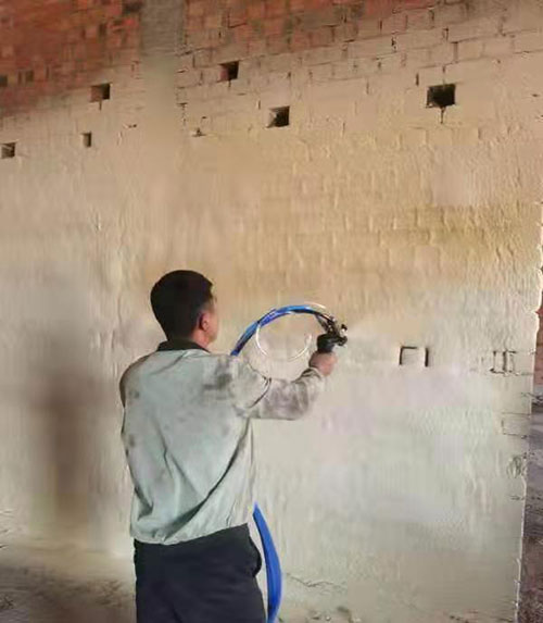 冷库建筑保温双组分聚氨酯喷涂案例