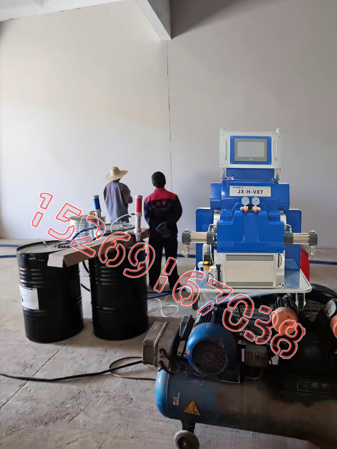 山东九旭JX-H-V8T冷库保温聚脲聚氨酯喷涂机设备 山东九旭JX-H-V8T冷库保温聚脲聚氨酯喷涂机设备